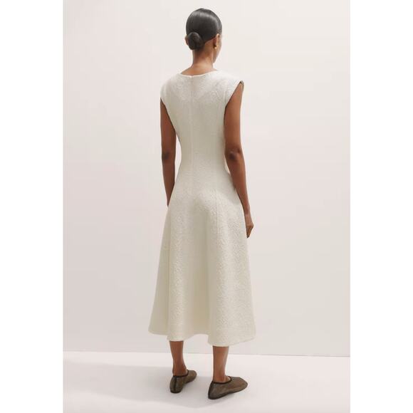 ME+EM Tonal Texture Midi Dress - Picture 2 of 12